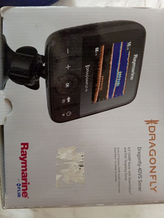 Raymarine Fishfinder Dragonfly Dounvision Chirp
