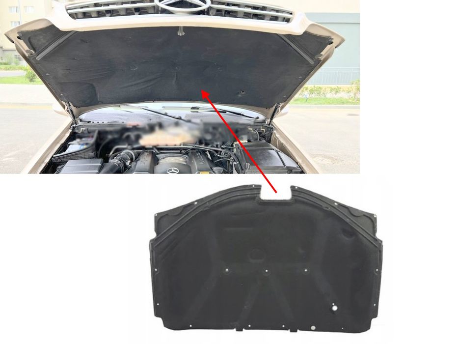 Изолация за преден капак на Mercedes ML W163 (1998-2005)