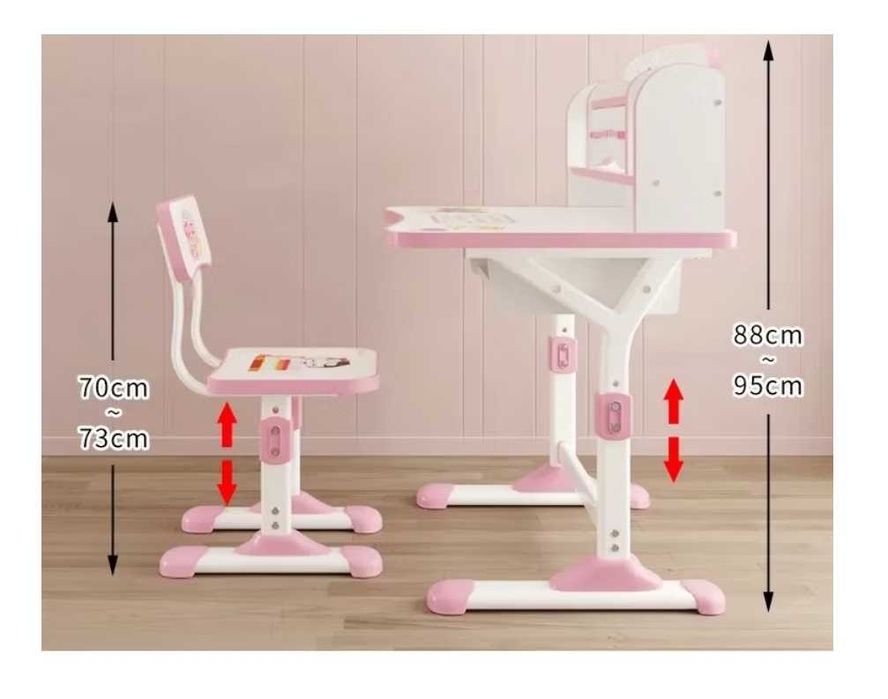 Стол и стульчик с регулируемой высотой. для детей 6-12 л Есть доставка