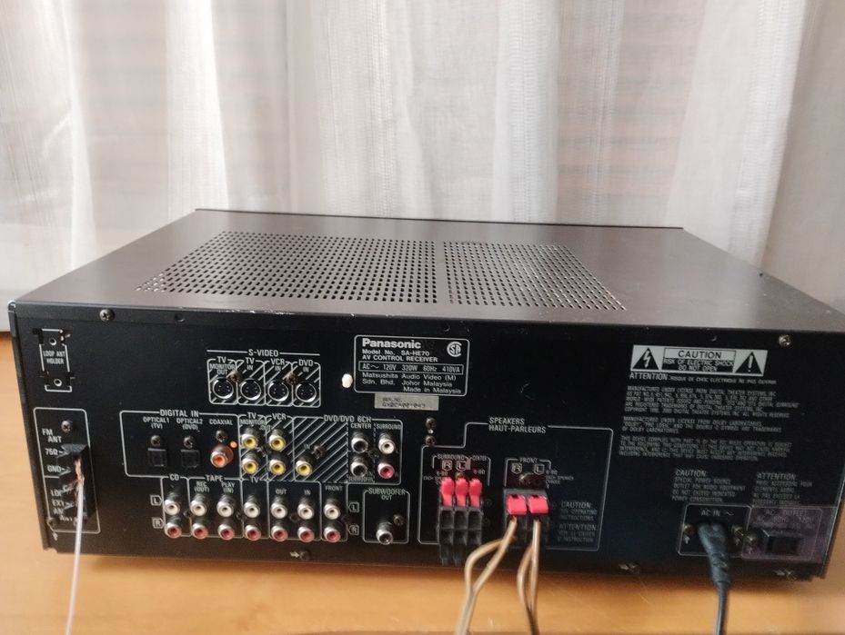 Panasonic AV control receiver SA-HE70 class H+на 110 волта