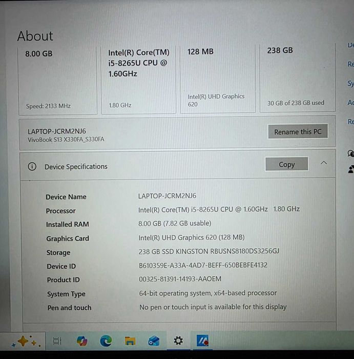 Laptop ASUS VivoBook