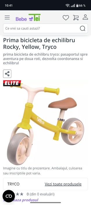 Bicicleta echilibru Tryco!!!