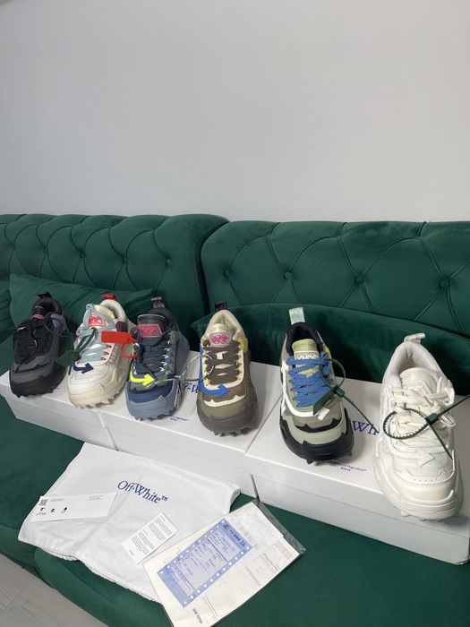 Adidasi Off White ODSY piele naturala Premium Full Box