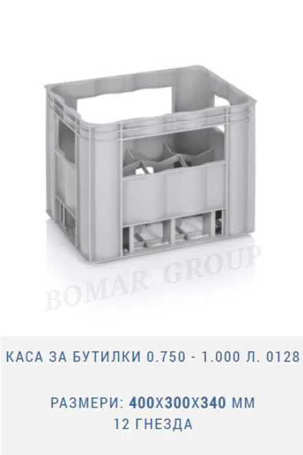Пластмасови каси /касетки/ за плод, зеленчук хляб, месо, млечни и др.