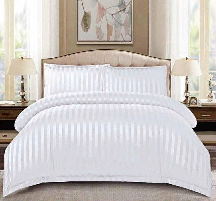 Луксозен спален комплект от памучен сатен – НОВ