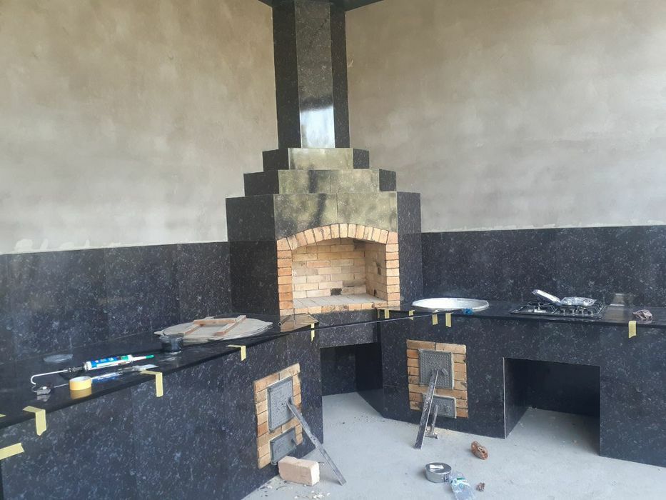 Летние кухни под ключ. КАМИН