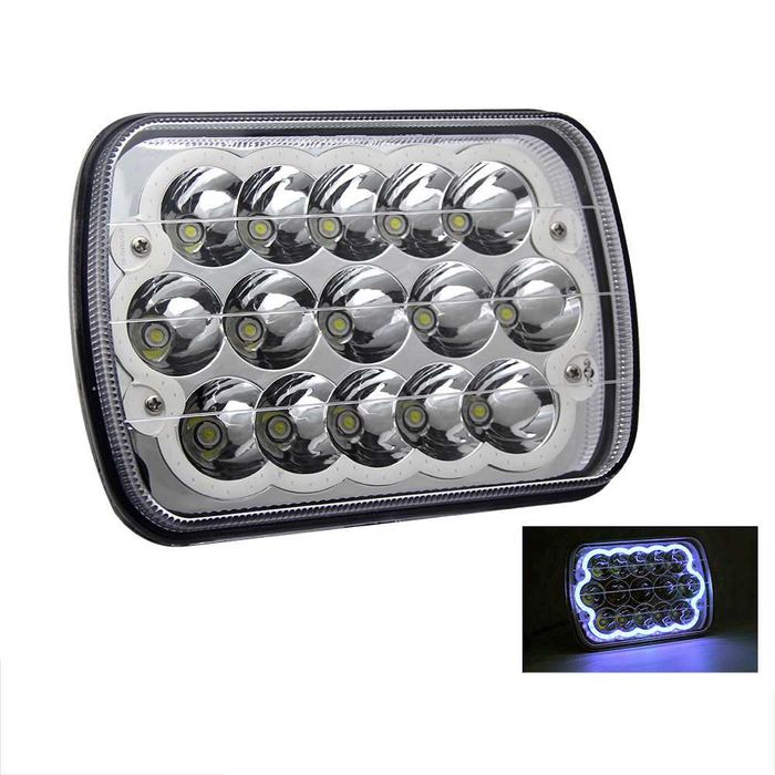 Set Faruri Wrangler YJ / Cherokee XJ 5×7 90W Patrol Landcruiser L200