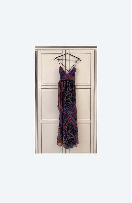 Rochie lunga MNG Suit/ Mango - imprimeu etnic boho, M