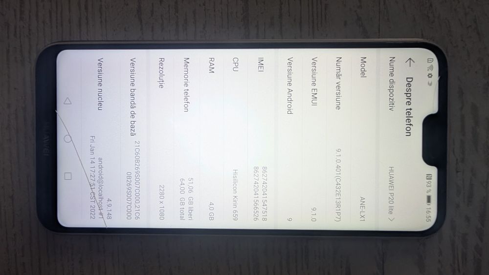 Vând telefon P20 lite