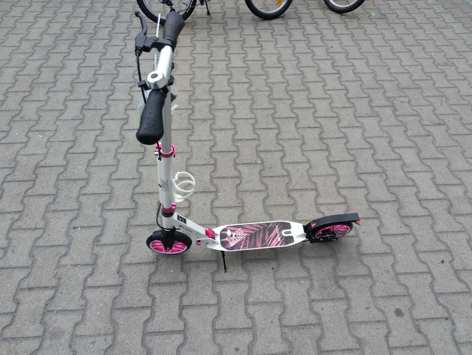 BYOX Детска тротинетка FIORE розов