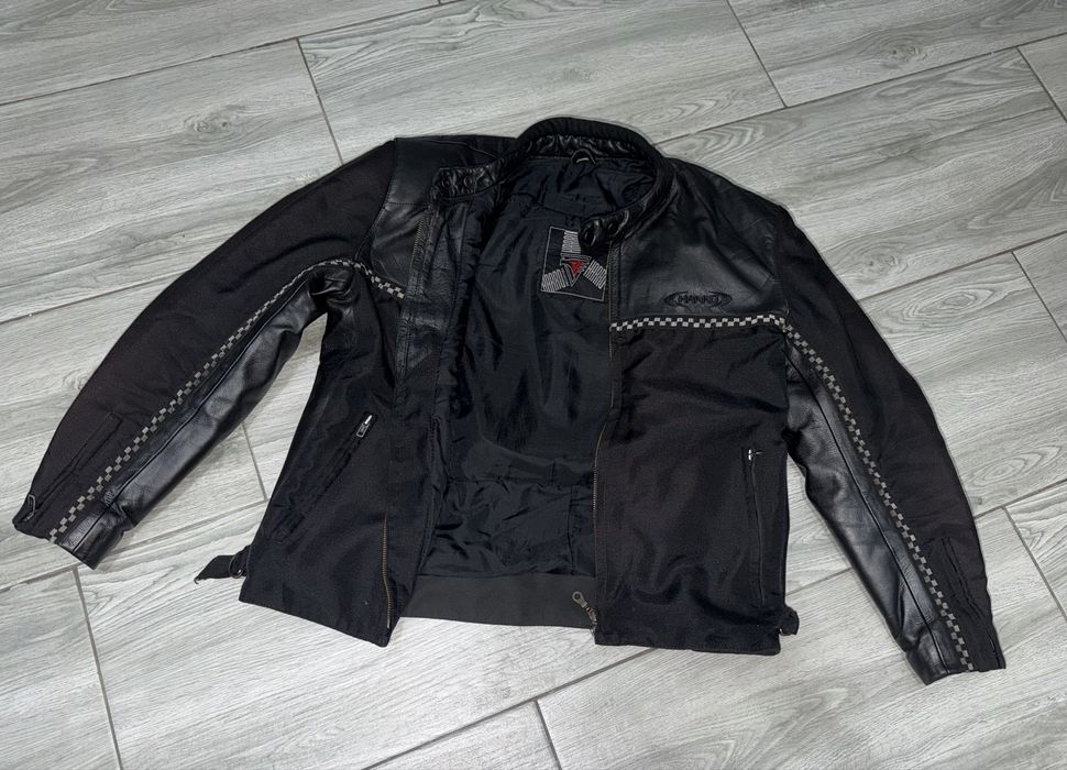 Geaca moto Harro piele și textil