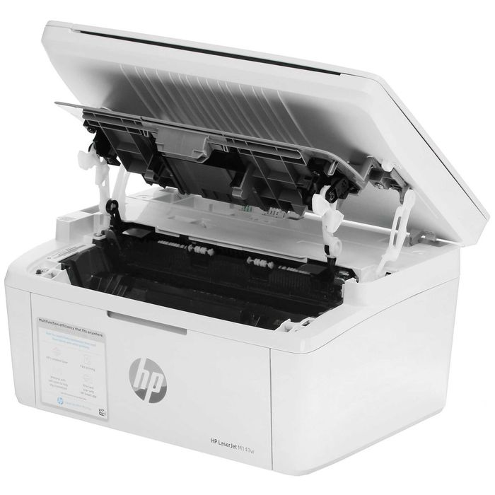 - МФУ HP LaserJet M141w (A4, 20 стр/мин, 64Mb, USB, Wi-Fi, лазерное)