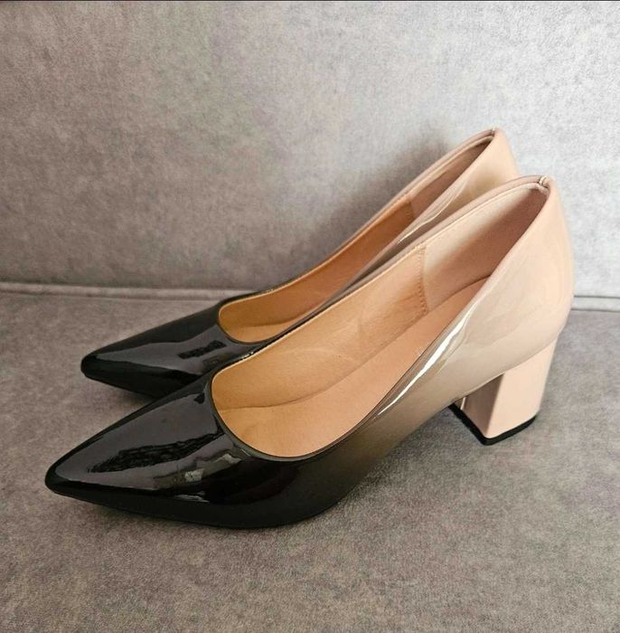 Pantofi 37 cu toc mic