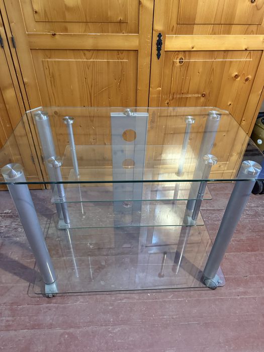 Masuta sticla cu suport Tv