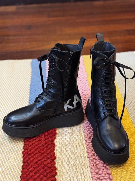 Боти Karl Lagerfeld, естествена кожа, 37 номер