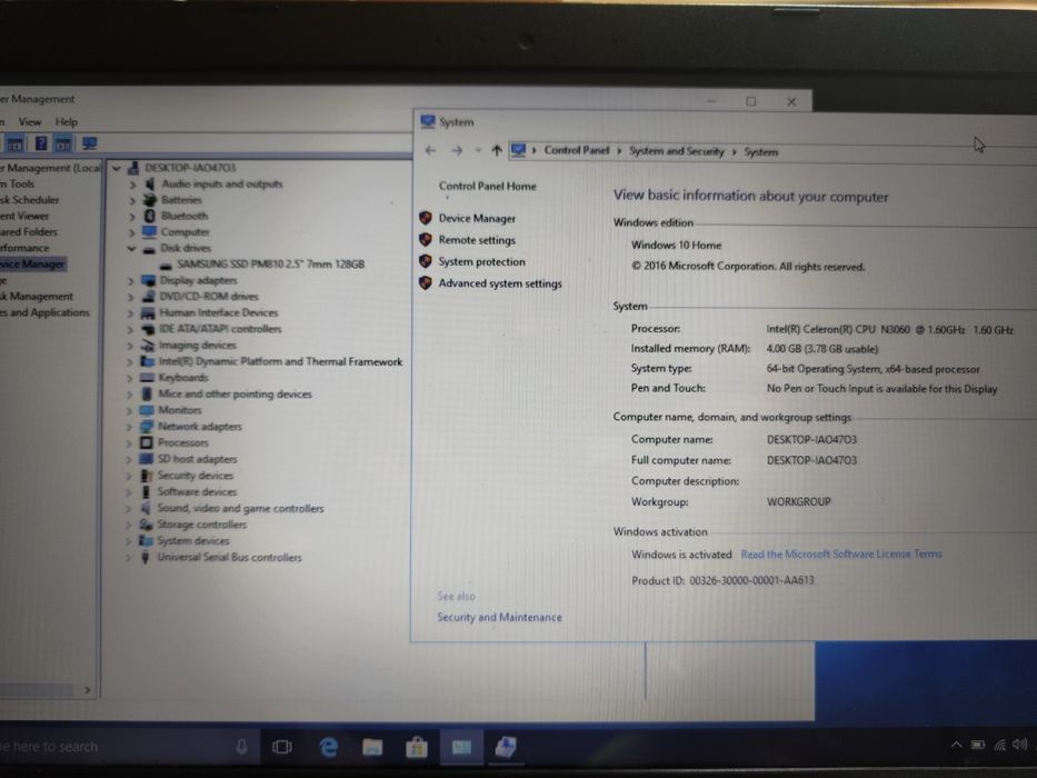 Laptop Asus A540S