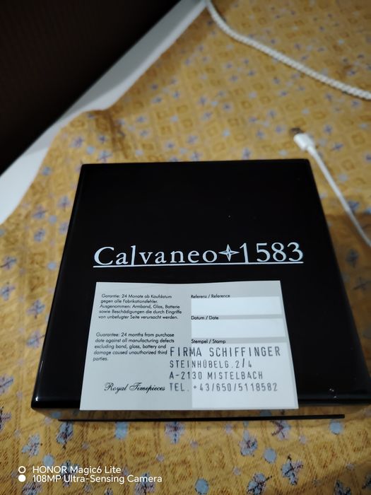Ceas bărbătesc  automatic  Calvaneo 1583 Evidence Dualtime