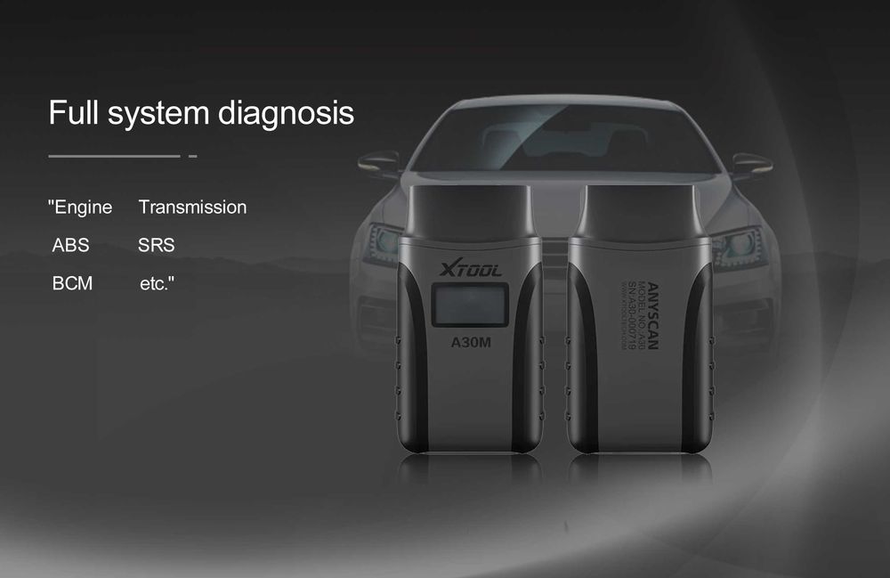 Профессиональный автосканер Xtool A30M