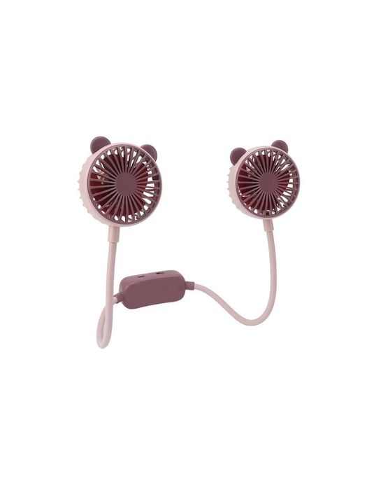 Портативный мини вентилятор на шею аккумуляторный USB.vl2