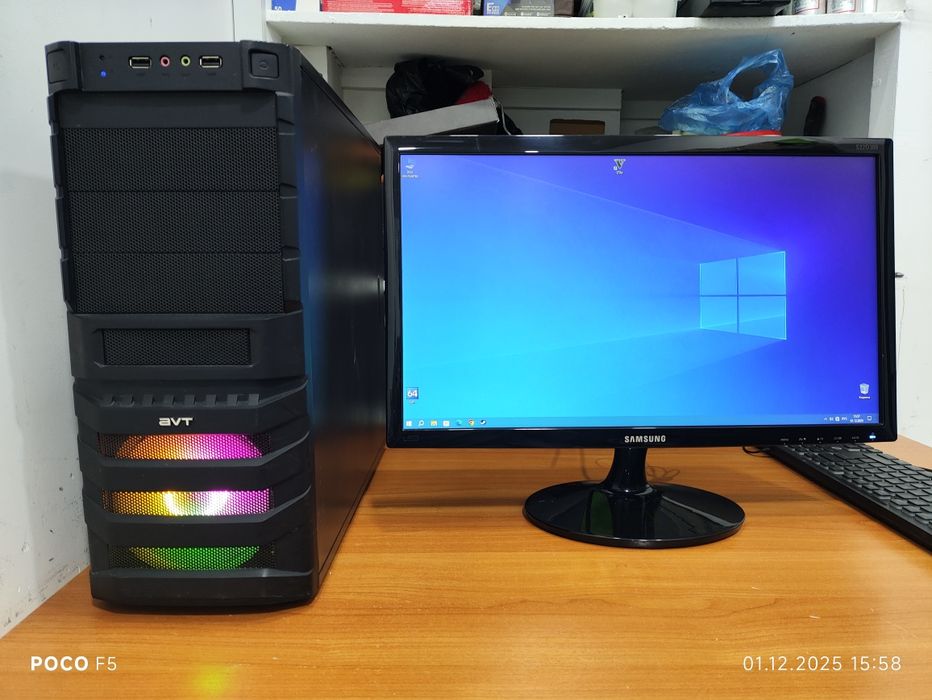 Одним лотом Бюджетные игровые кейсы DDR4 + монитор в подарок