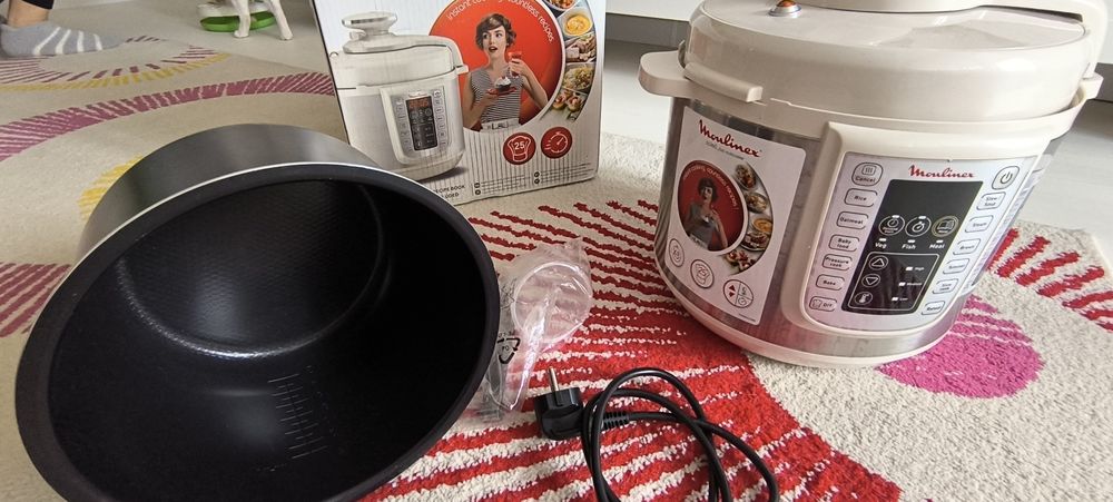 Oala sub presiune electrica Moulinex One Pot, 1200 W, 6 L, 25 programe