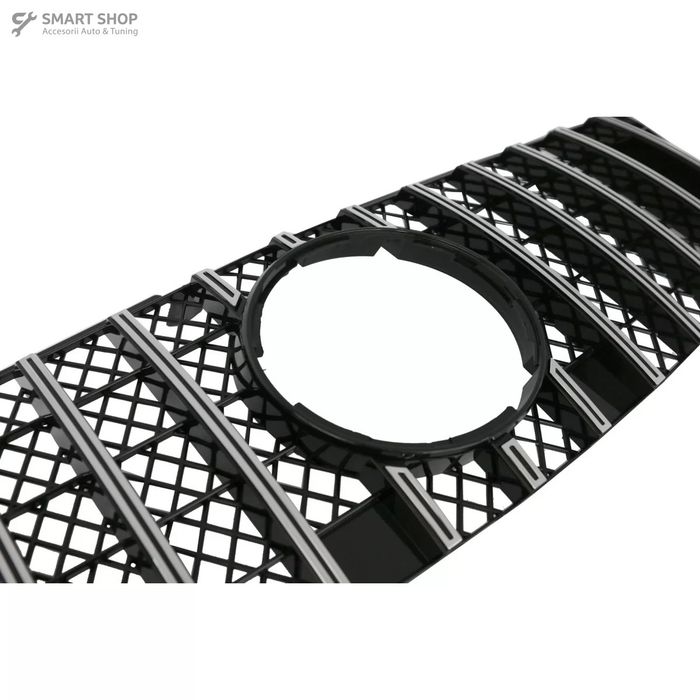 Grila centrala Mercedes ML W164 Facelift (07.2008-2011) Negru Crom GTR