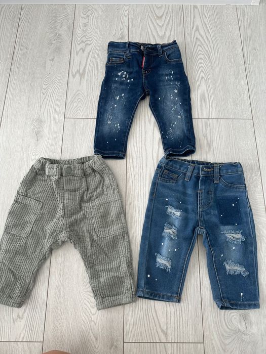 Детски дънки 6-9 месеца