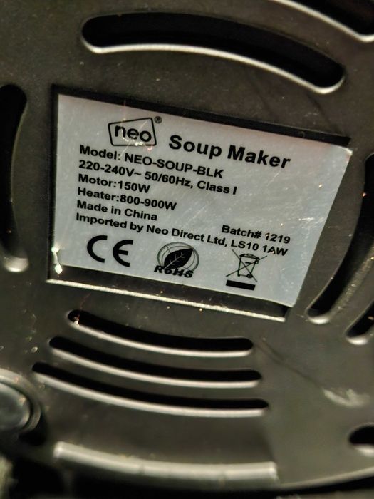 Blender soup maker