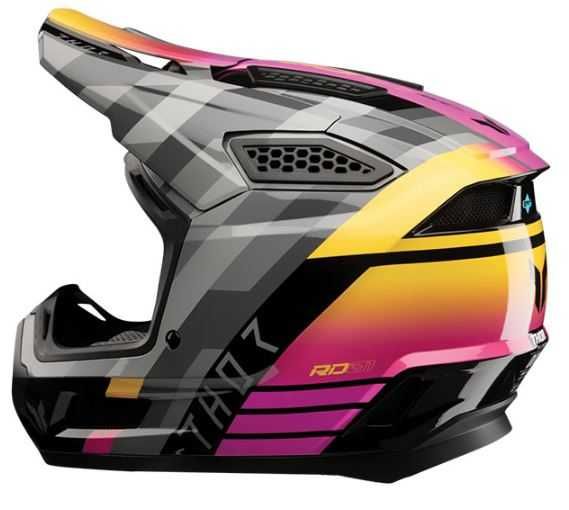 мотокрос Kаска Thor Fleet Camber - Black Green ECE 22.06 каска мотор