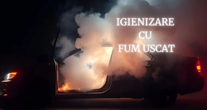 Igienizare aer condiționat auto cu fum uscat