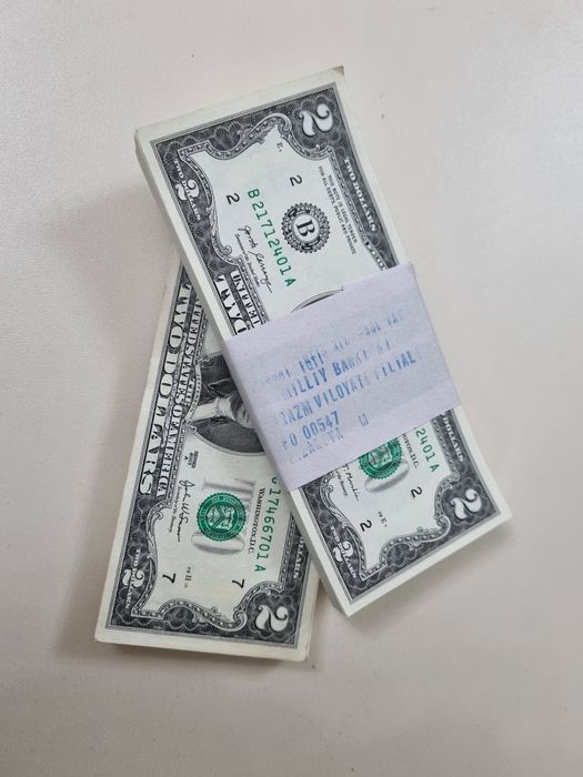 Продам купюры 2 долларов