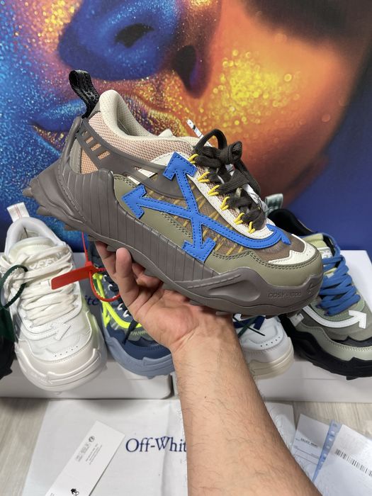 Adidasi Off White ODSY piele naturala Full Box colectie noua Premium