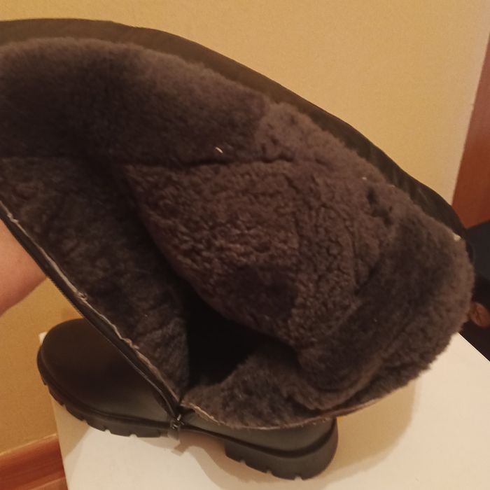 Сапоги  кожанные