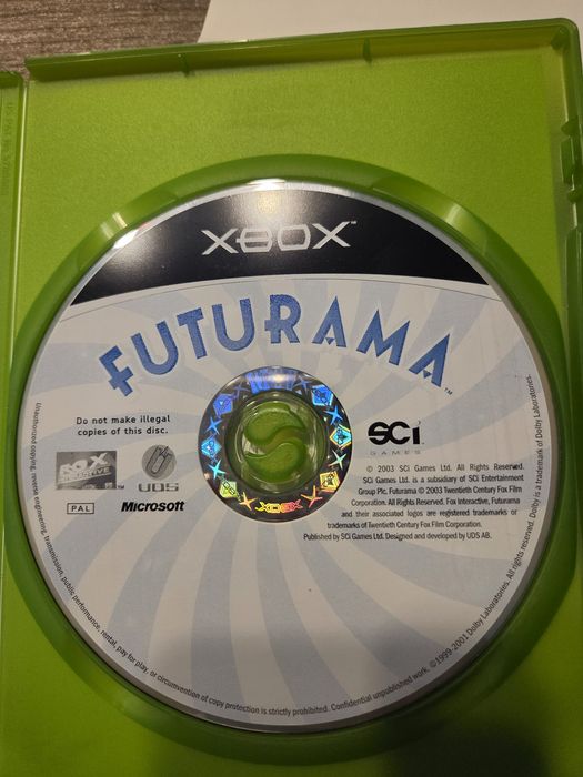 Futurama Xbox Original PAL CIB Complet | Manual + Insert | Colecție Retro