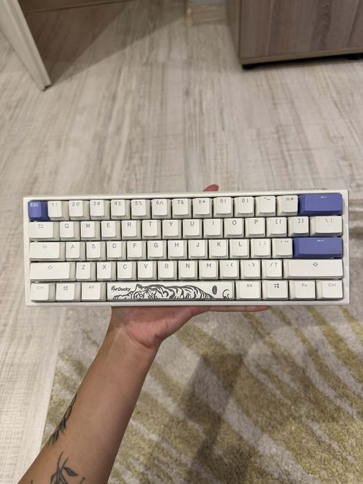 Ducky One 3 Mini White – механична клавиатура (60%)