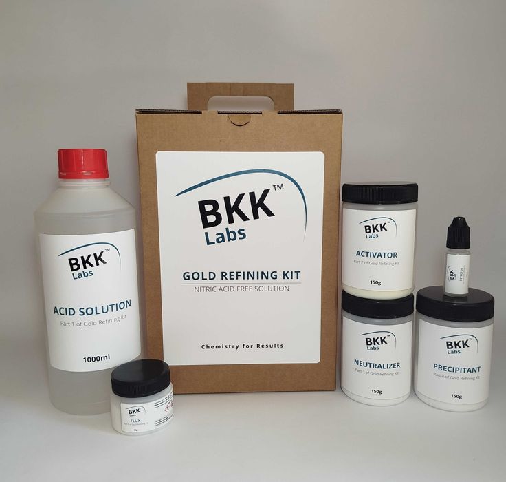 BKK Labs – GOLD REFINING KIT | Система за химическо рафиниране на злато