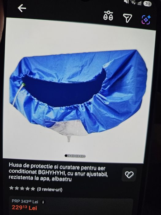 Husă igienizare aer condiționat Nouă