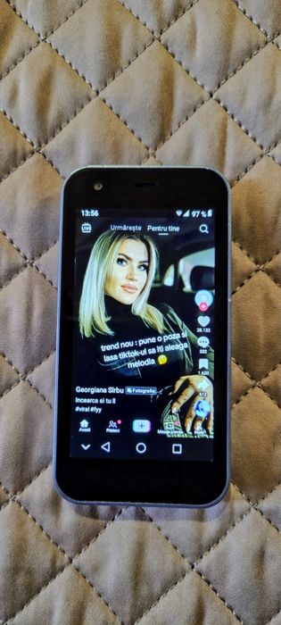 Husa originala  & k iPhone mini blue