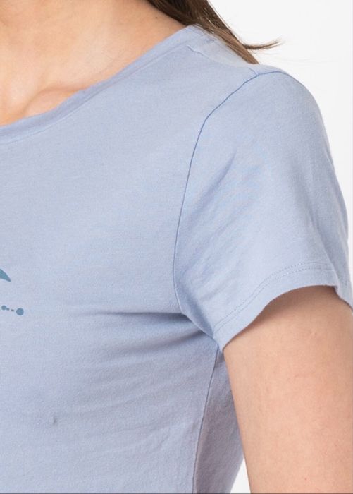 Tricou American Eagle pe albastru cu forma lunii
