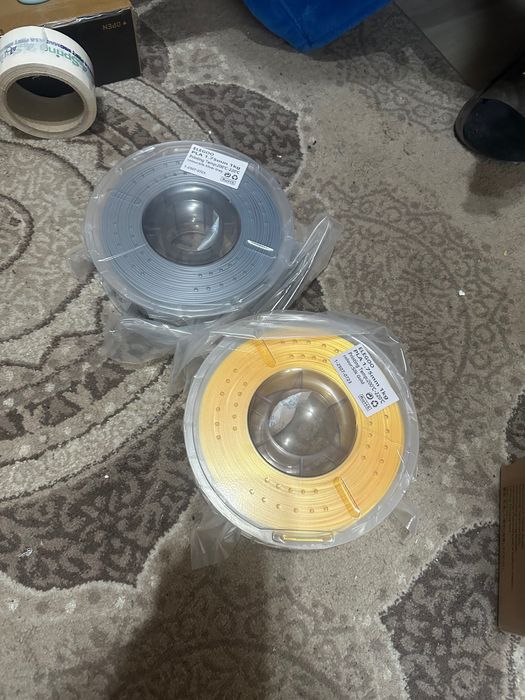 3D Printer Filament 2 spools/carton Silk Gold & Silk Silver Grey