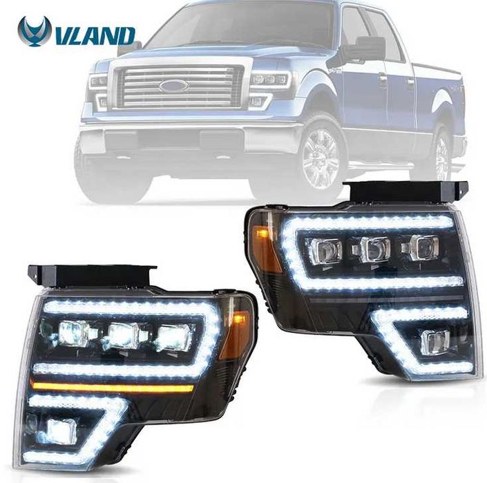 Тунинг  LED Matrix  фарове 09-14 Ford F150 12th Gen