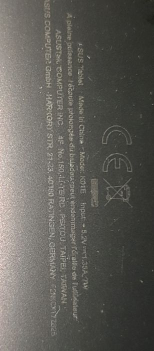 Таблет  Asus K01E