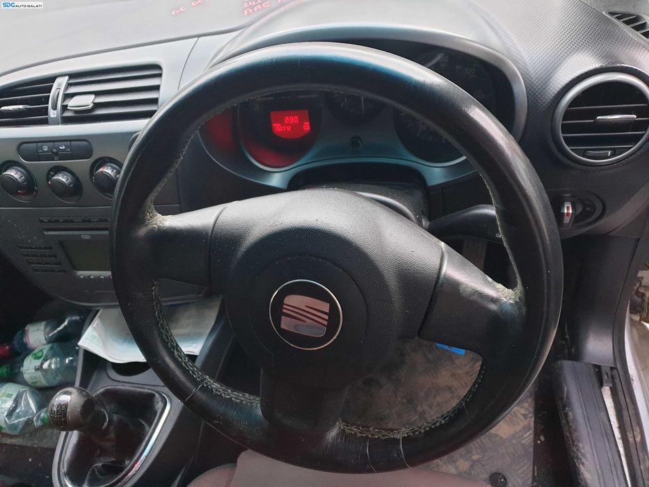 Volan Piele 3 Spite FARA Airbag Seat Leon 1P Non Facelift 2005 - 2009 [K3353]
