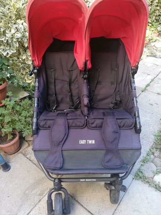 Детска количка за близнаци Baby monsters