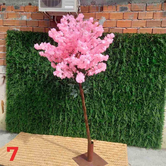 Изкуствени цветни и зелени дръвчета / декоративни изкуствени дръвчета