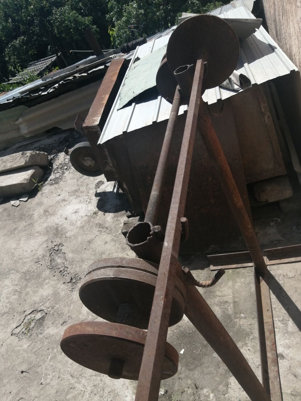 Штанга гиря и подставка для штанги: 50 000 тг. - Атлетика / фитнес ...
