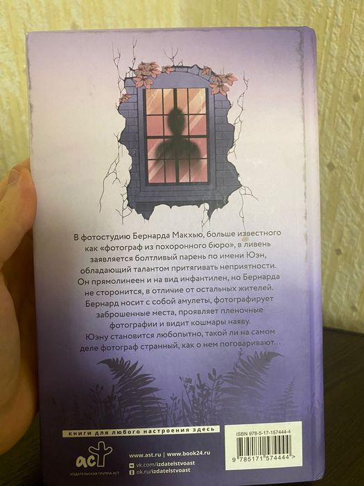 Окно призрака, книга