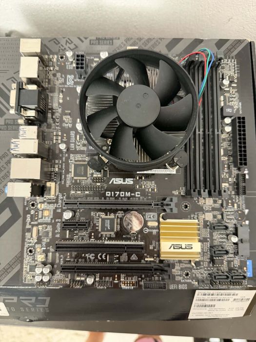 Дънна платка ASUS D170M-C и процесор intel core i7 6700