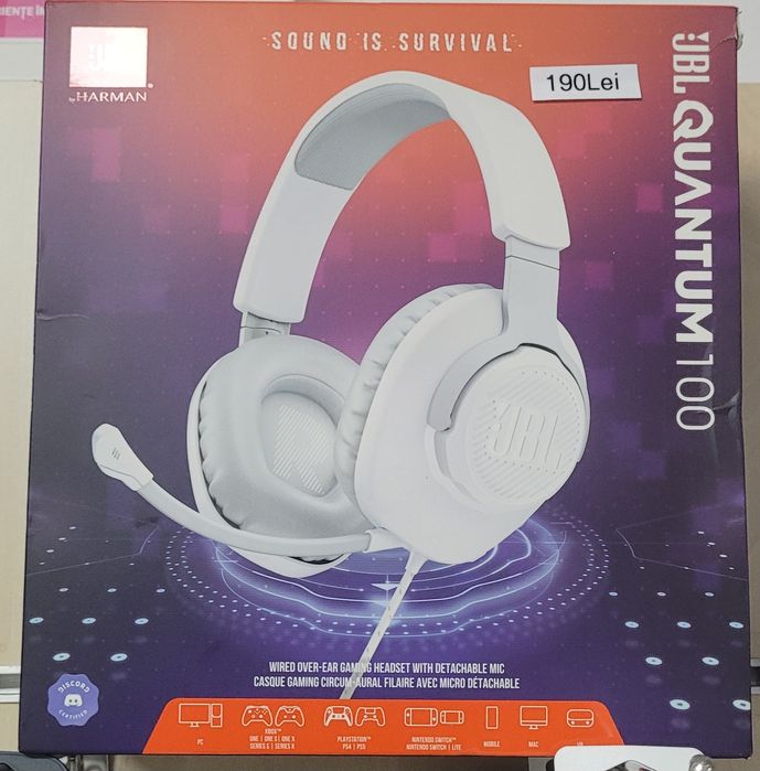 Magazin Noi Casti JBL 760nc Quantum 100 Gaming Garantie