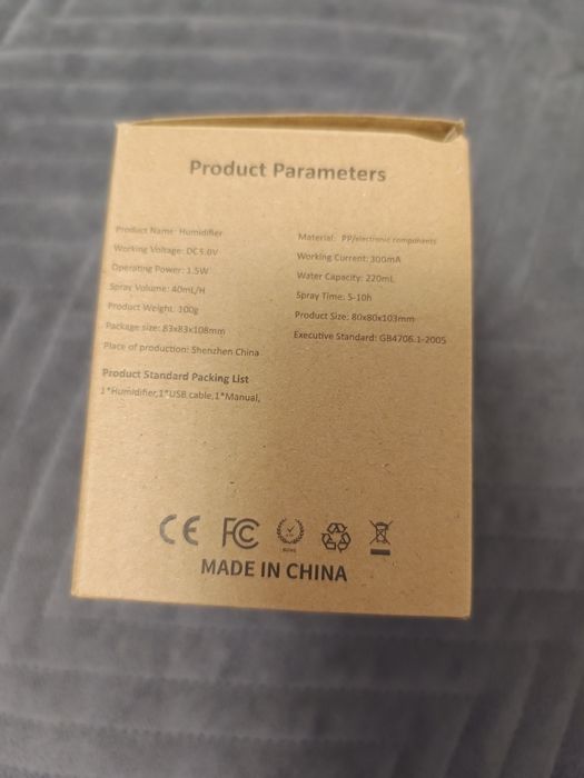 Umidificator cu ulei